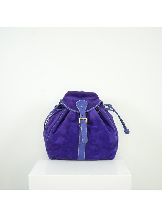 Gucci Purple Suede Backpack main image 4